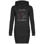 Laden Sie das Bild in den Galerie-Viewer, Cats and Wine | Hoodie Kleid - MegaCat
