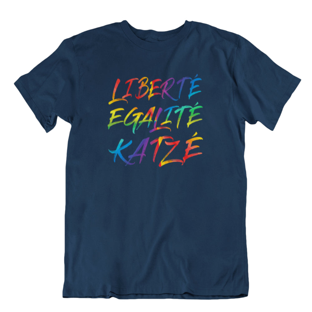 Egalite Katze Arcenciel | Unisex | T-Shirt - MegaCat