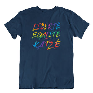 Egalite Katze Arcenciel | Unisex | T-Shirt - MegaCat