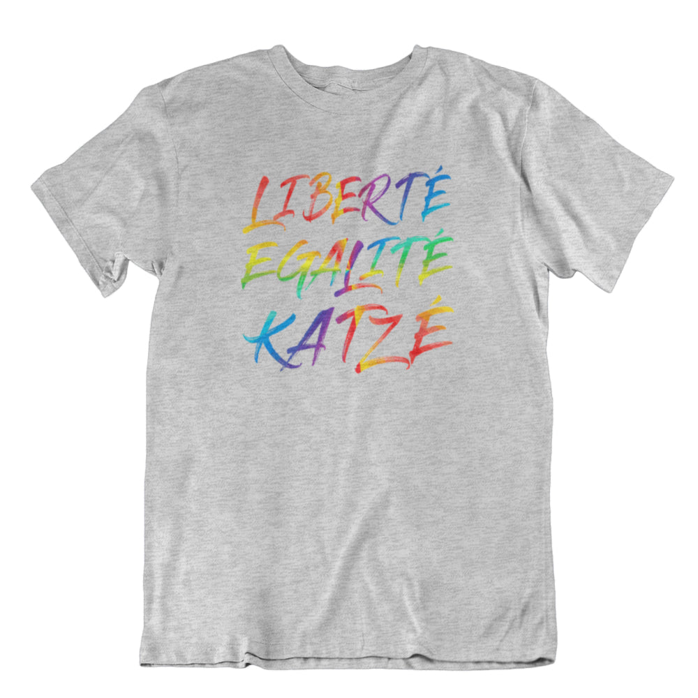 Egalite Katze Arcenciel | Unisex | T-Shirt - MegaCat