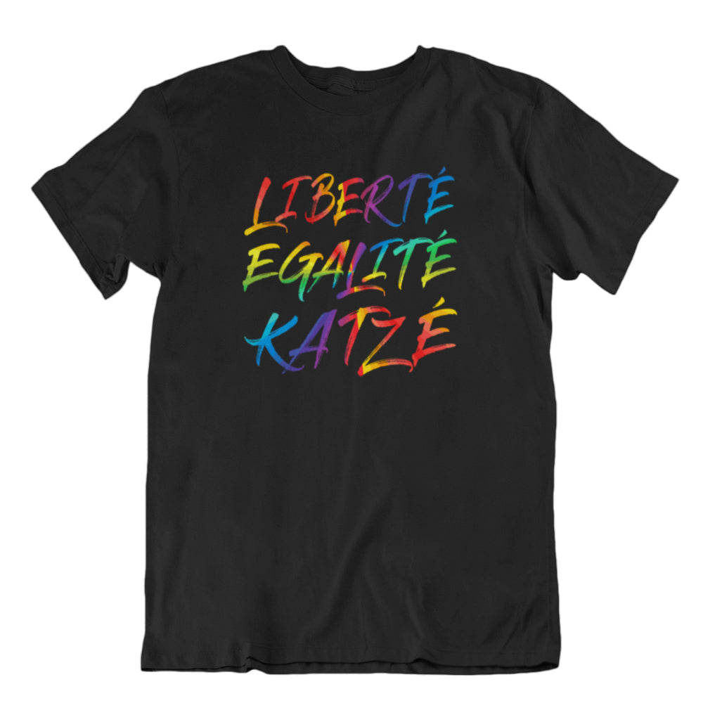 Egalite Katze Arcenciel | Unisex | T-Shirt - MegaCat