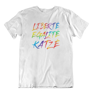 Egalite Katze Arcenciel | Unisex | T-Shirt - MegaCat