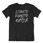 Laden Sie das Bild in den Galerie-Viewer, Egalite Katze | Unisex | T-Shirt - MegaCat
