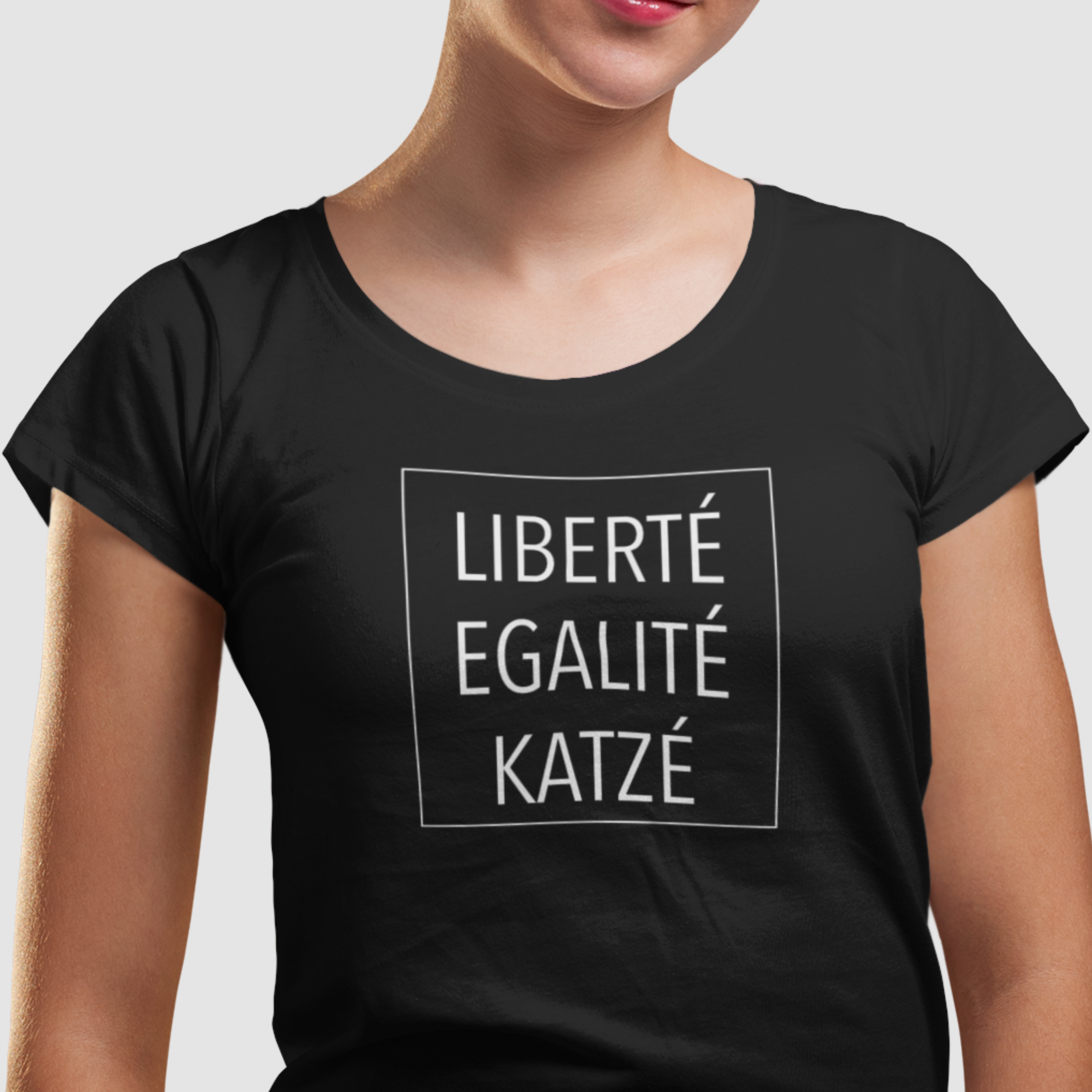 Liberte Katze | Damen | Bio T-Shirt - MegaCat