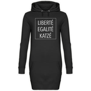 Liberte Katze | Hoodie Kleid - MegaCat