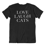 Laden Sie das Bild in den Galerie-Viewer, Love Laugh | Unisex | T-Shirt - MegaCat
