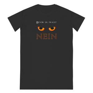 Bevor du fragst | T-Shirt Kleid aus Bio-Baumwolle - MegaCat