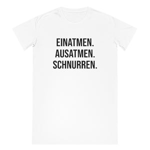 Schnurren | T-Shirt Kleid aus Bio-Baumwolle - MegaCat