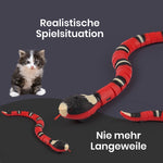 Laden Sie das Bild in den Galerie-Viewer, Interaktives Katzenspielzeug Schlange | Die kleine Schlange Korallie - MegaCat
