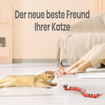 Laden Sie das Bild in den Galerie-Viewer, Interaktives Katzenspielzeug Schlange | Die kleine Schlange Korallie - MegaCat
