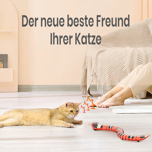 Interaktives Katzenspielzeug Schlange | Die kleine Schlange Korallie - MegaCat