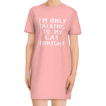 Laden Sie das Bild in den Galerie-Viewer, Tonight only | T-Shirt Kleid aus Bio-Baumwolle - MegaCat
