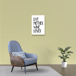 Laden Sie das Bild in den Galerie-Viewer, Cat Mother Wine Lover | Wandbild | White Edition - MegaCat
