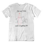 Laden Sie das Bild in den Galerie-Viewer, Everything Fine | Unisex | T-Shirt - MegaCat
