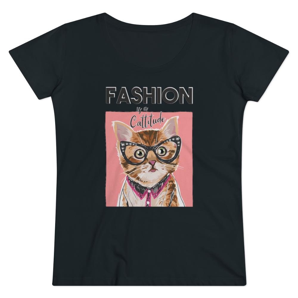 Cattitude | Damen | Bio T-Shirt - MegaCat