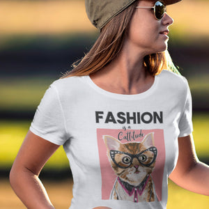 Cattitude | Damen | Bio T-Shirt - MegaCat