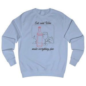 Everything Fine | Unisex | Sweatshirt - MegaCat