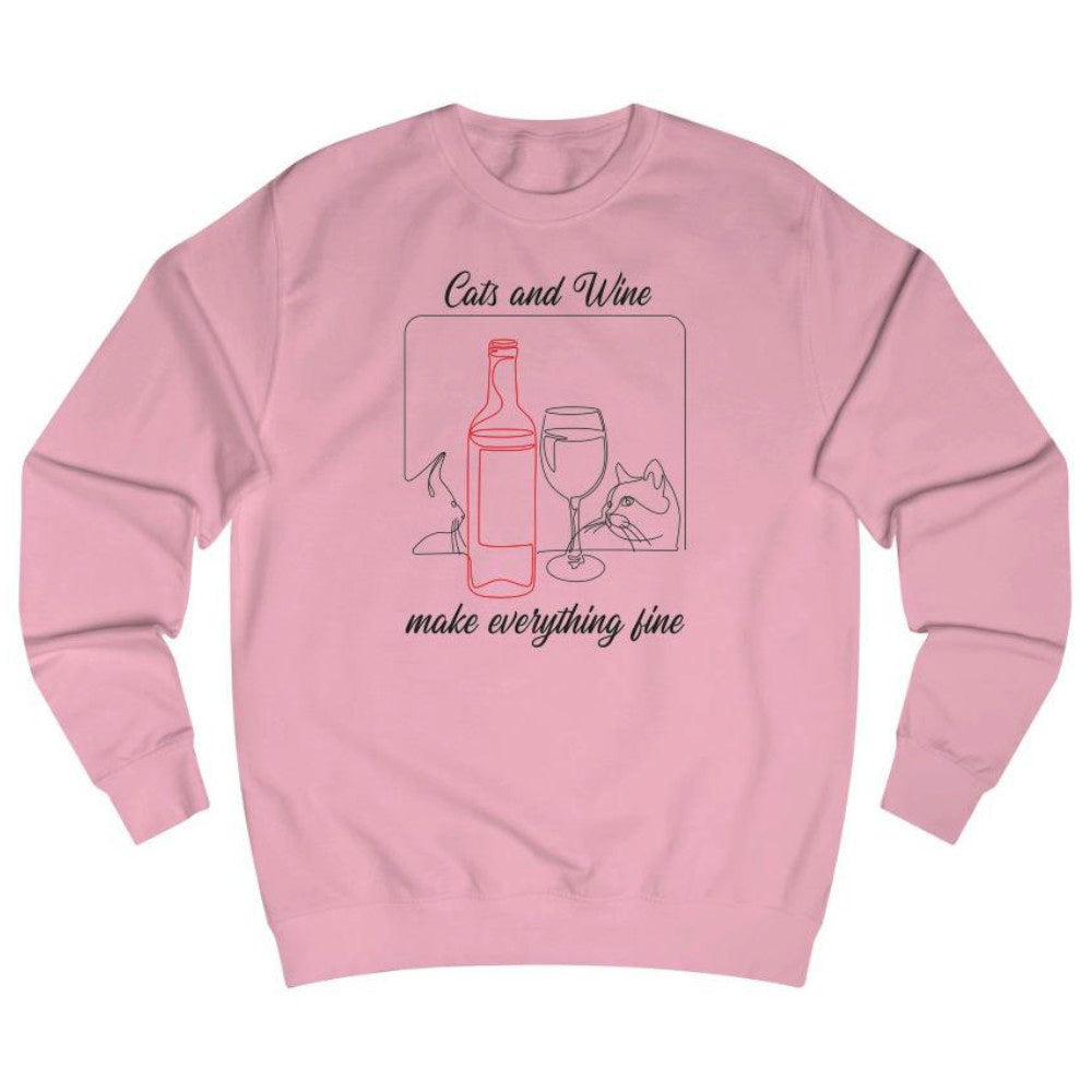 Everything Fine | Unisex | Sweatshirt - MegaCat