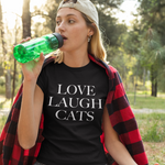 Laden Sie das Bild in den Galerie-Viewer, Love Laugh | Unisex | T-Shirt - MegaCat
