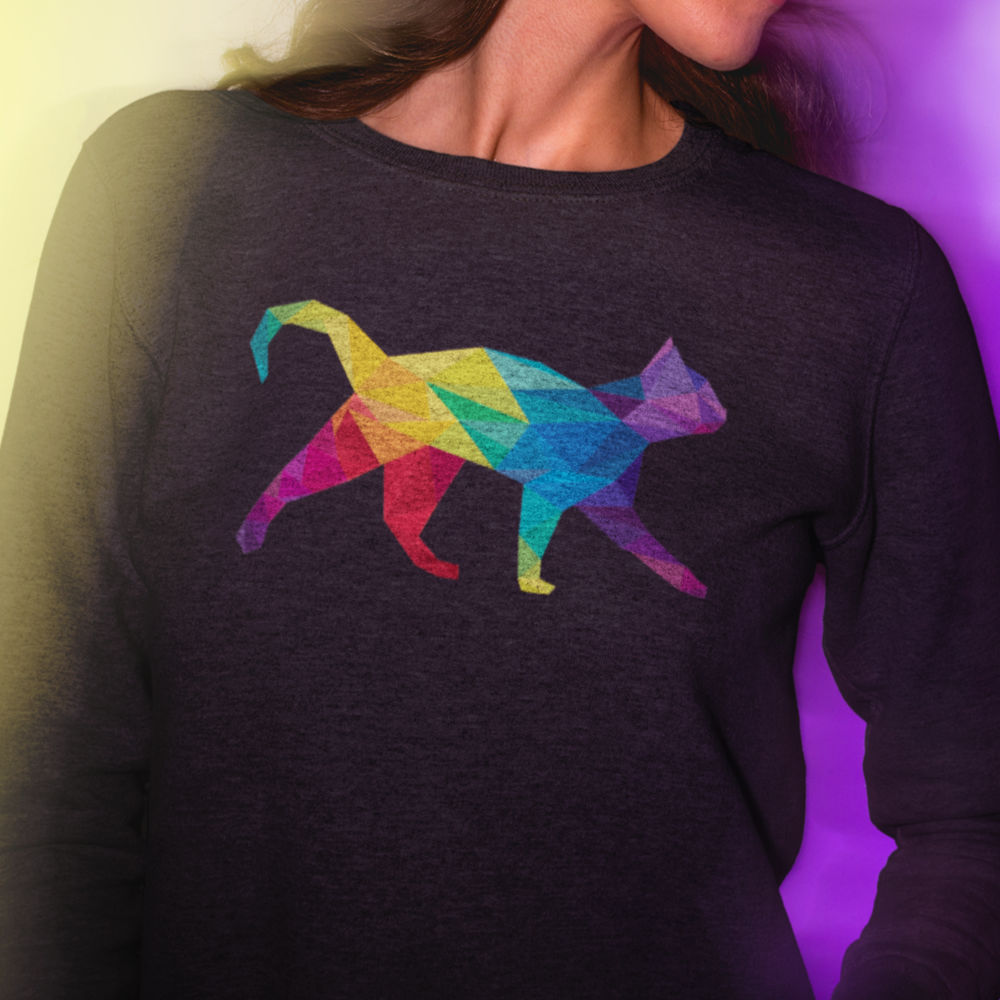 KaleidoCat | Unisex | Sweatshirt - MegaCat