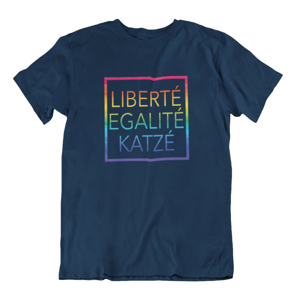 Liberte Katze Arcenciel | Unisex | T-Shirt - MegaCat