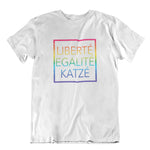 Laden Sie das Bild in den Galerie-Viewer, Liberte Katze Arcenciel | Unisex | T-Shirt - MegaCat
