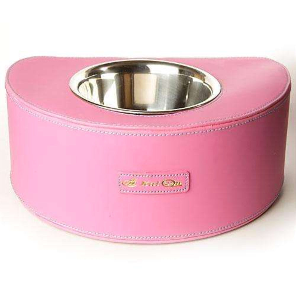 Designer Ledernapf | MegaCat Bowl Pink - MegaCat