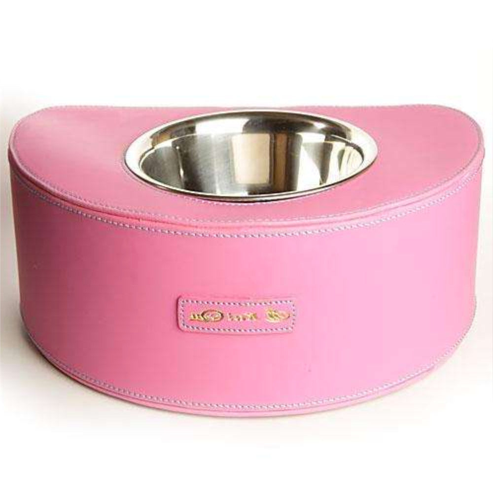 Designer Ledernapf | MegaCat Bowl Pink - MegaCat