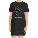 Laden Sie das Bild in den Galerie-Viewer, Simplicity | T-Shirt Kleid aus Bio-Baumwolle - MegaCat
