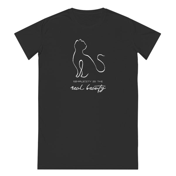 Simplicity | T-Shirt Kleid aus Bio-Baumwolle - MegaCat