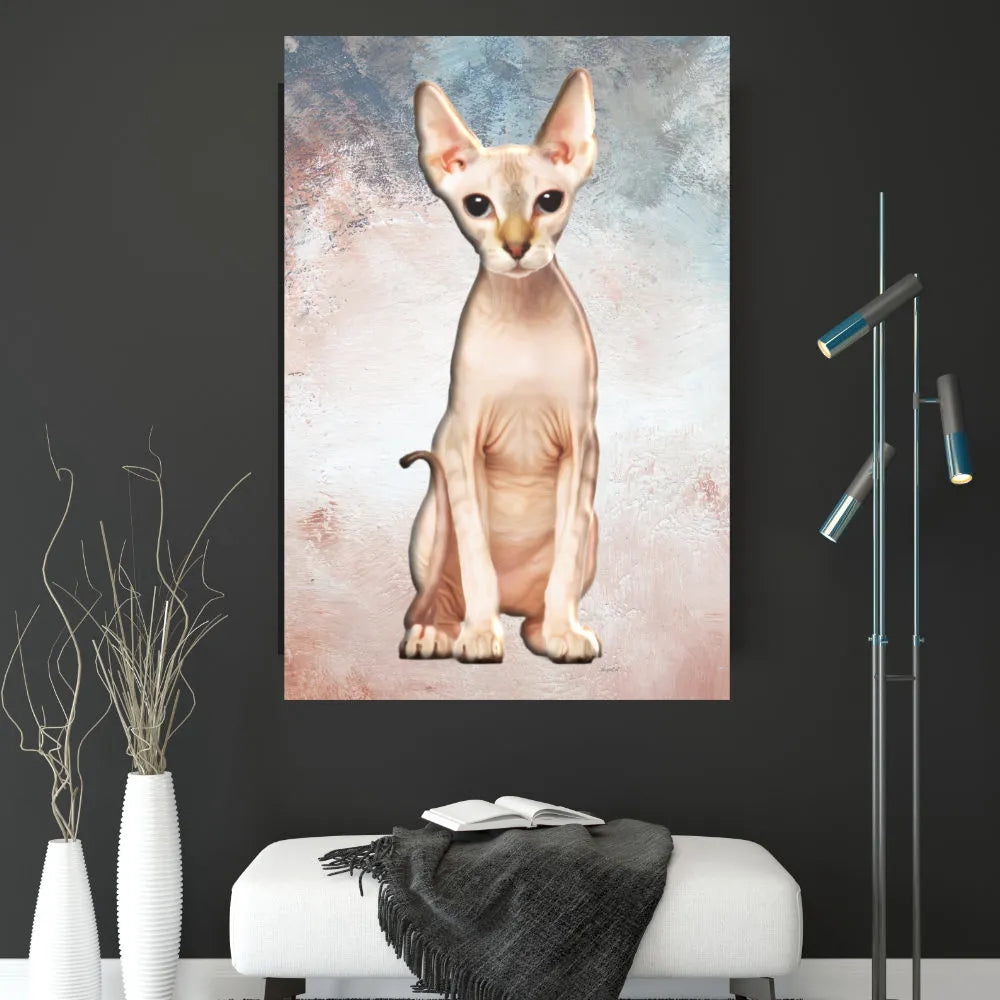 Fine Art | Sphynx | Kunstdruck auf Leinwand - MegaCat